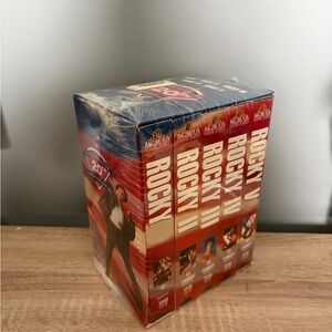 Vintage Rocky Commemorative 20th Anniversary VHS Box Set - Factory Sealed
